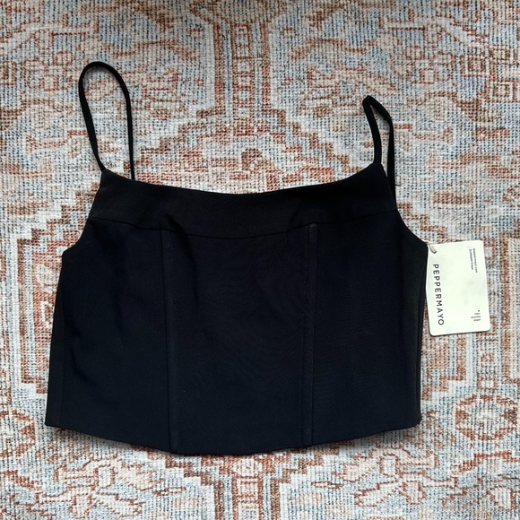 Peppermayo Dusk to Dawn Bustier crop top size 8 - Picture 6 of 7